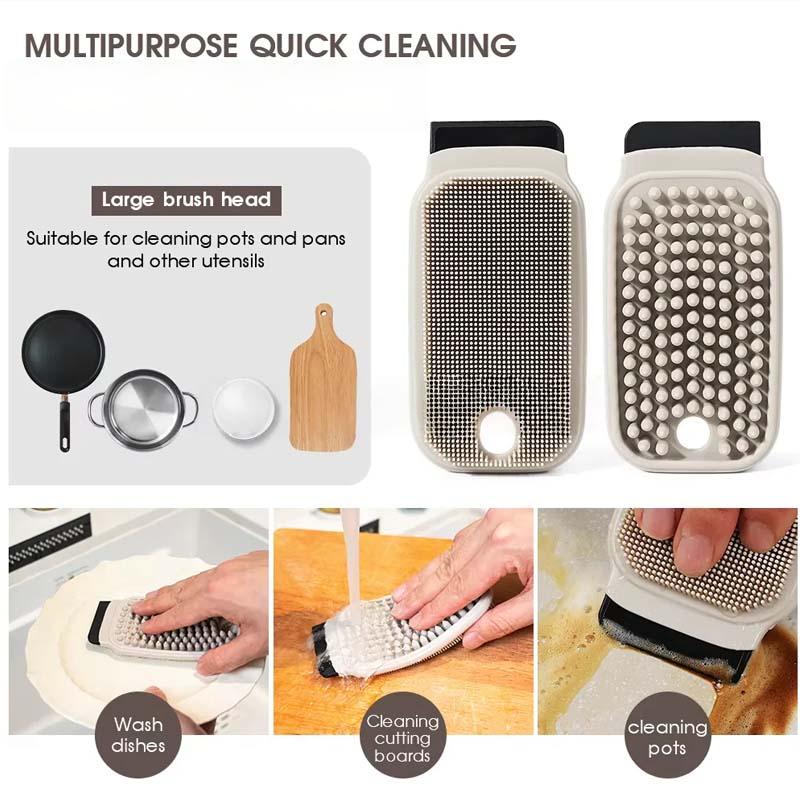 Dual-Edge Kitchen Scrubber™ — Bekæmp snavs uden besvær og beskyt dine overflader som en professionel