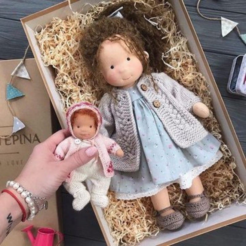 Best Gift for Kids-Handmade Waldorf Doll