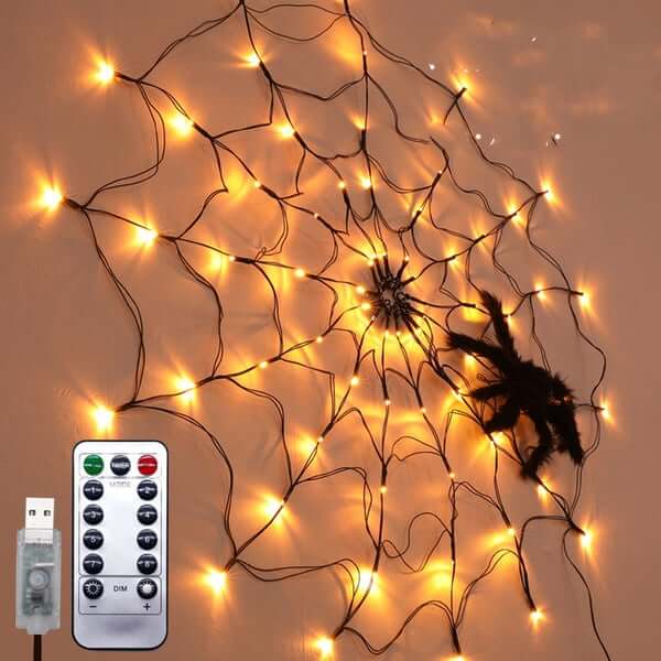 BlazingGlowSpiderWeb™ — Ανάψτε Ανατριχιαστικές Εμφανίσεις που Σαγηνεύουν Κάθε Μάτι