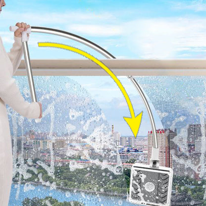 Solenis — Extendable Window Cleaner with Durable Sponge Head