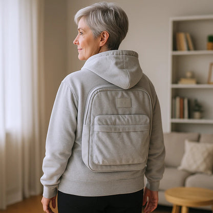 Tazzi — Travel Jacket with Built-in Backpack for Lightweight Carry