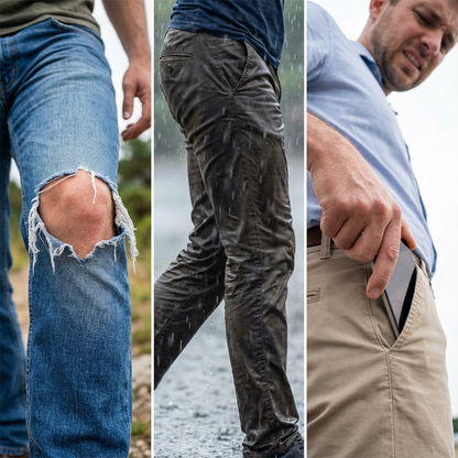 Graviton Men's Tactical Hiking Pants with Zipper Pockets