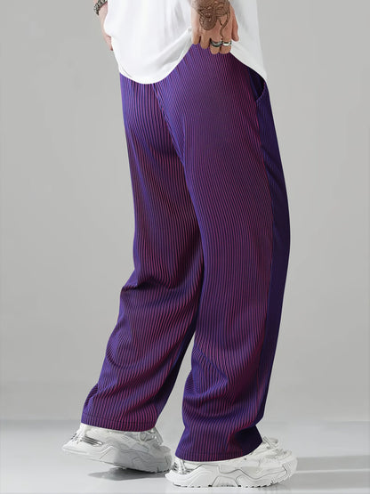 Pantaloni a Righe BreatheEasy™ — Rimani Fresco, Sicuro e Impeccabile Senza Sforzo per Tutto il Giorno