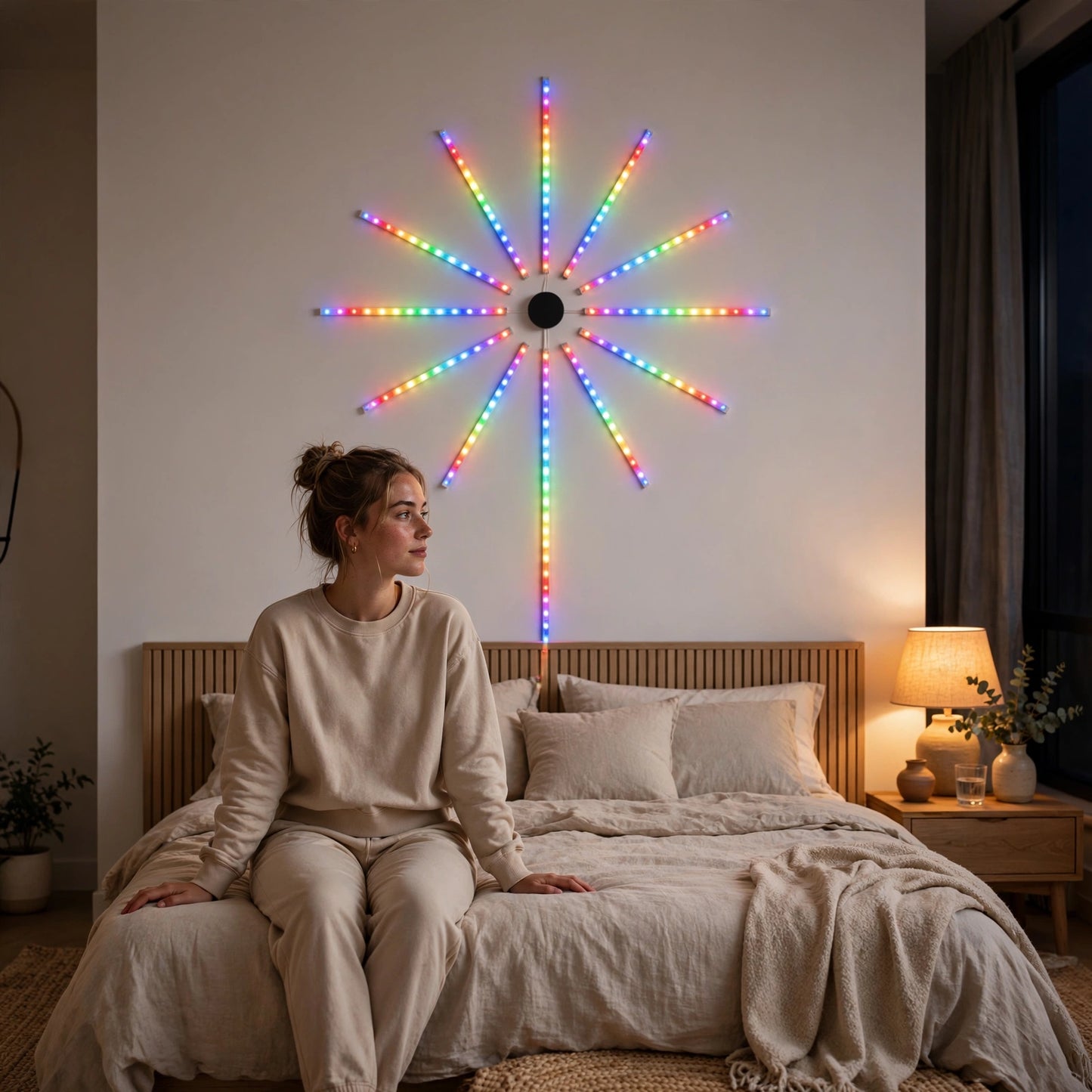 LED světla na ohňostroje