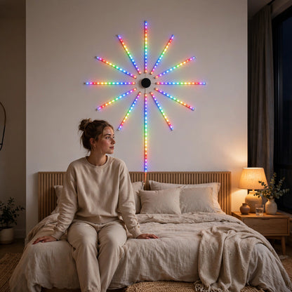 LED světla na ohňostroje