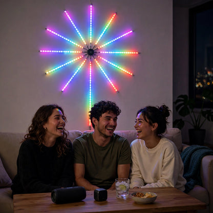 LED světla na ohňostroje