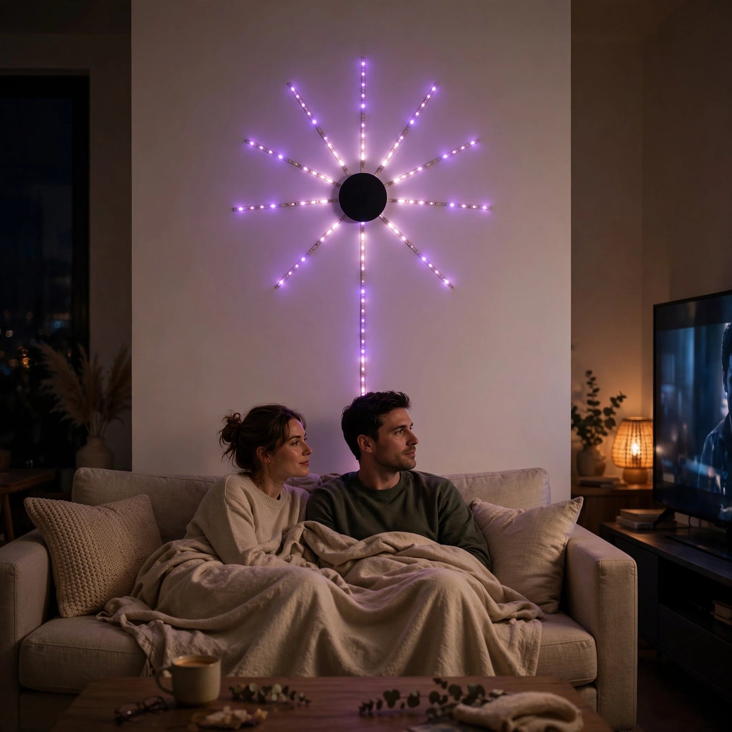 LED světla na ohňostroje