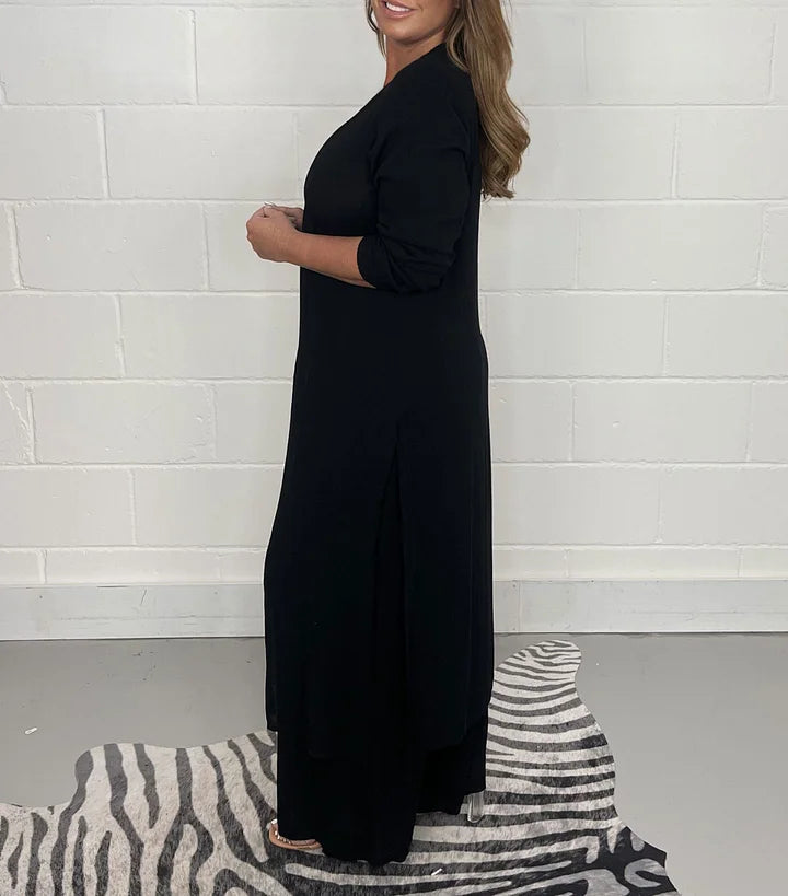 Emorya — Women’s Breathable Long Top and Pants Set for Comfort