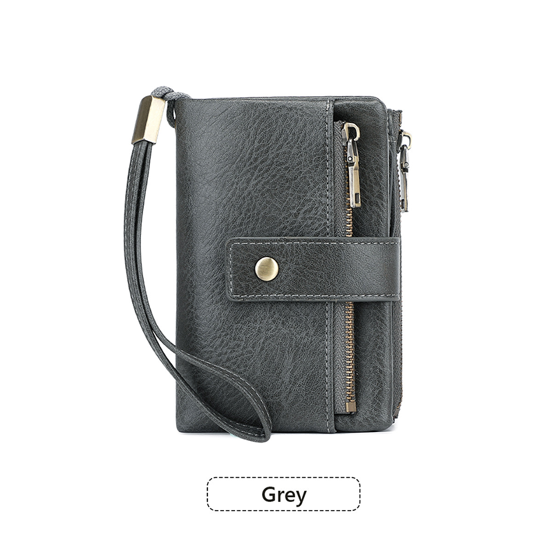 🔥Limited-time offer-Cryloxa Women's Retro Style RFID Blocking Tri-fold Wallet