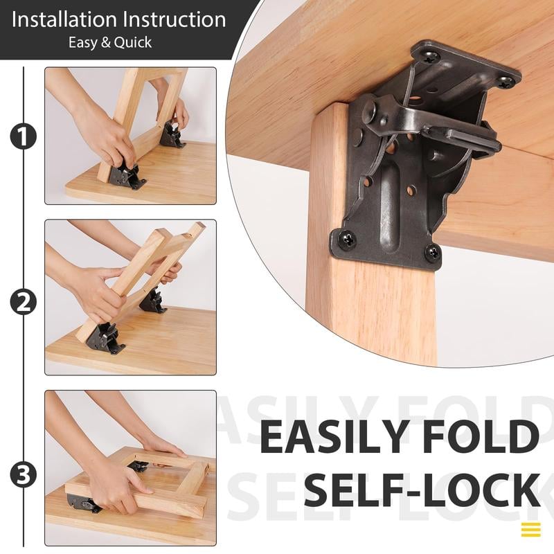 SteelFold Brackets™ — Bewältige schwere Lasten und schaffe sofort Platz