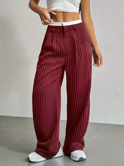 PinstripePower™ — Sculpt Your Curves and Command Every Room with Effortless Style