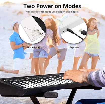 Fold-Up Keyboard™ — Tænd Din Frihed til at Skabe Episk Musik Overalt