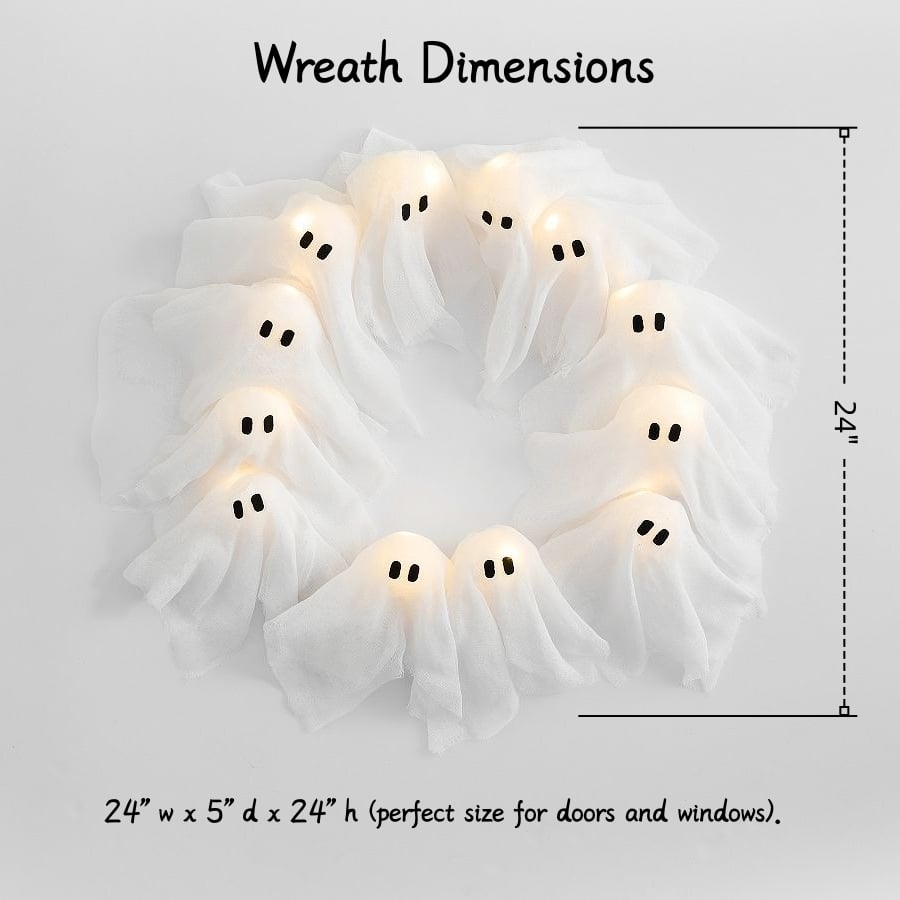 SpookyGlow Wreath™ — Light Up Your Halloween with Effortless Eerie Charm