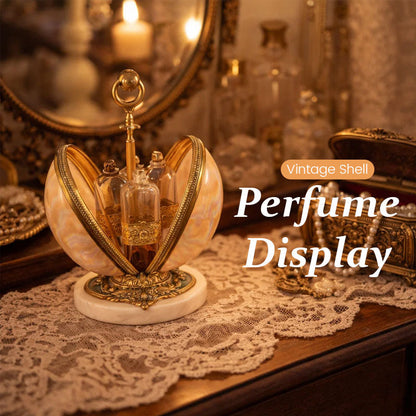 Vintage Perfume Shell™ — Transform Your Vanity into an Irresistible Stage of Timeless Allure