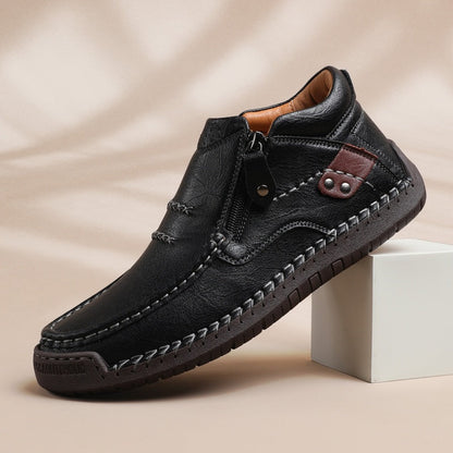 Darsen — Men's Retro PU Leather Outdoor Casual Shoes with Breathable Comfort