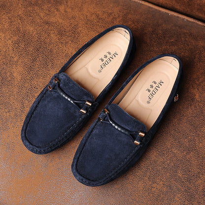 Velaro — Premium Suede Loafers with Cushioned Comfort and Metallic Accents