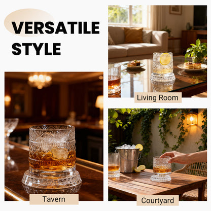 Pahar HypnoSpin pentru Whiskey™ — Aprinde-ți Simțurile cu Fiecare Înghițitură Hipnotizantă