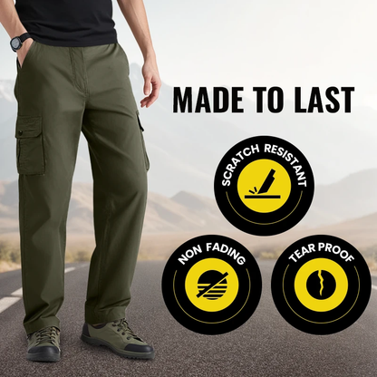 StratoVex Men’s Multi-Pocket Cargo Pants