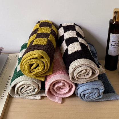 Vellora — Prosoape din Bumbac Organic cu Carouri Buffalo, Absorbție Moale