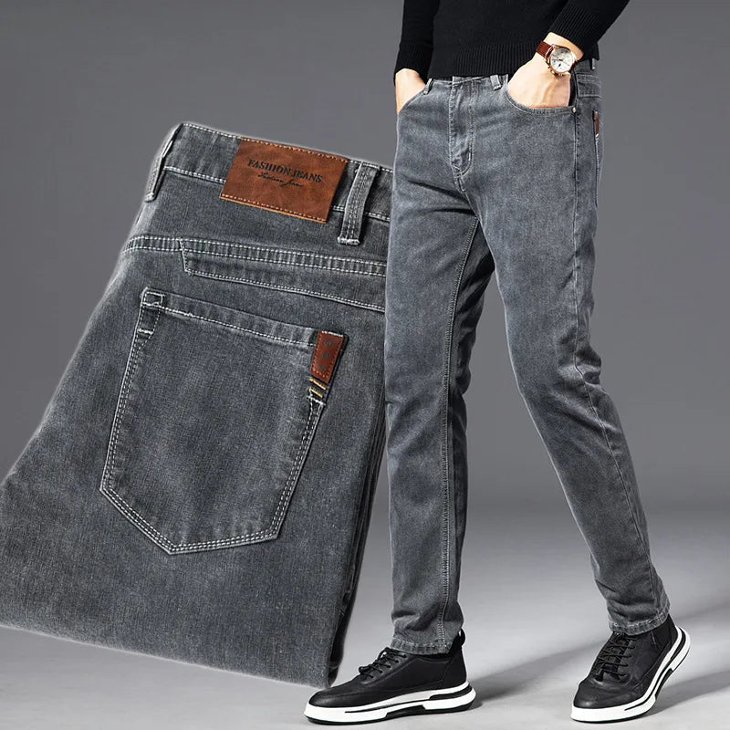Norlan — Dopasowane premium jeansy z denimu z elastycznym komfortem