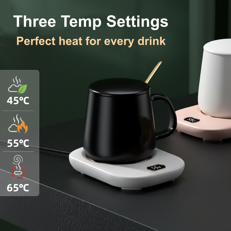 Digital Heated Coaster™ — Command Your Perfect Sip with Cozy, Custom Warmth Every Time