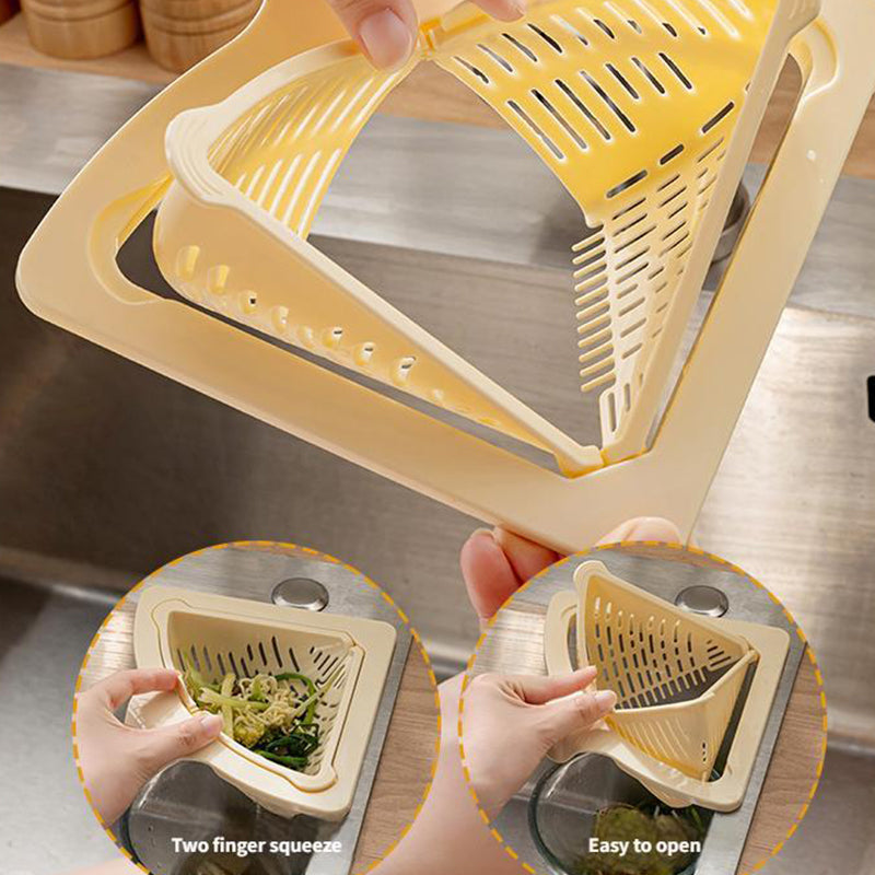 Corner Sink Strainer™ — Recâștigă-ți Bucătăria cu Curățare Instantanee, Fără Mizerie
