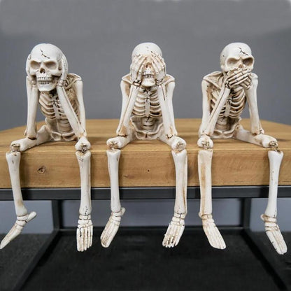 No Evil Statues™ — Ignite Dark Humor and Haunt Every Room with Bold Attitude