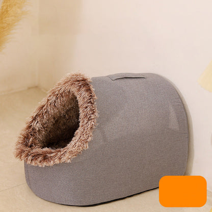 Insulated Pet Cave Bed™ — Η Απόλυτη Ζεστή Φωλιά που το Κατοικίδιό σας θα Λαχταρά να Χαλαρώσει