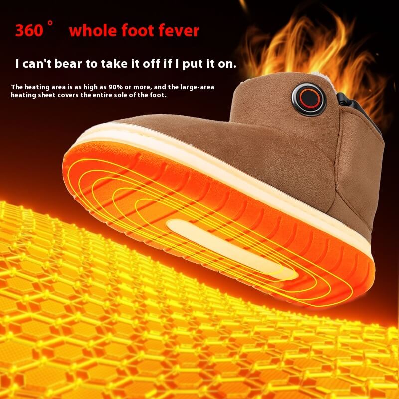USB Heated Cotton Shoes™ — Pășește în căldură confortabilă toată ziua și prindere sigură