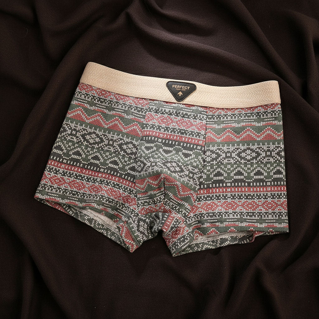 Norla — Økologiske bomullsboxershorts med pustende meshpaneler