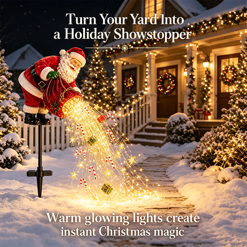Luz de jardim de Natal com LEDs em movimento Merrypour™