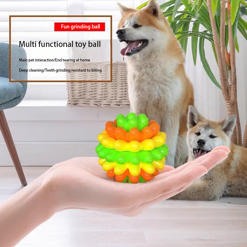 Luno Bounce — Minge durabilă pentru câini, pentru curățarea dinților și joacă
