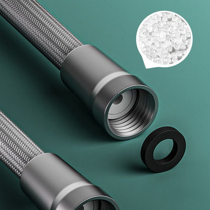 Ironclad Braided Hose™ — Dominate Every Shower with Unstoppable Power and No Leaks