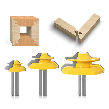 45-Degree Lock Miter Router Bit™ — Craft Unbreakable Joints That Make Every Cut Legendary