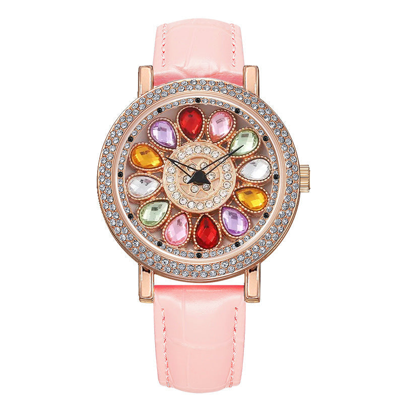 CrystalHalo Watch™ — 眩しい止められない華やかさであらゆる場所を支配する時計