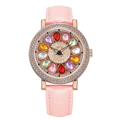 CrystalHalo Watch™ — 眩しい止められない華やかさであらゆる場所を支配する時計