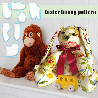 Elyra Memory Bunny Kit — Handcrafted Keepsake Sewing Templates Set