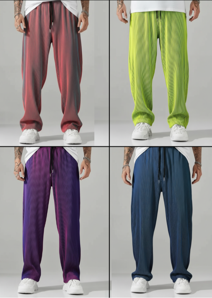 Pantaloni a Righe BreatheEasy™ — Rimani Fresco, Sicuro e Impeccabile Senza Sforzo per Tutto il Giorno