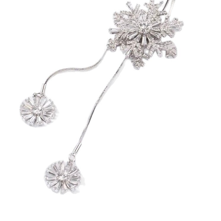 Vixora - Women's Snowflake Pendant Necklace