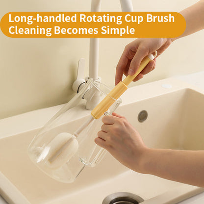 VarloClean — Rotierende Becher- und Strohhalmbürste für einfache Flaschenreinigung