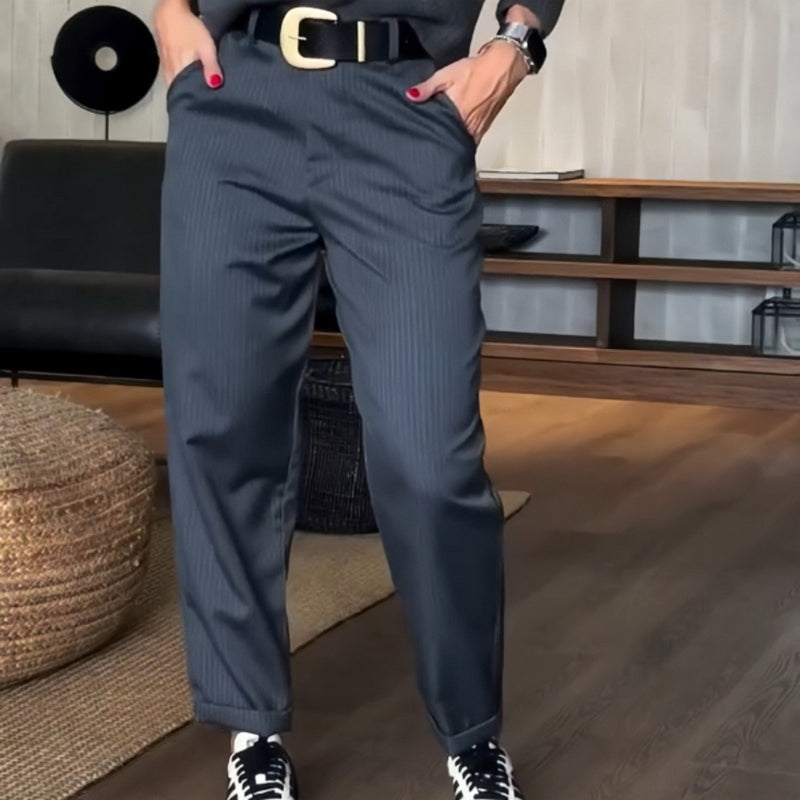 Pantalon Blazer Taille Haute UltraSculpt™ — Imprégnez Chaque Pièce d’une Confiance Qui Dure Toute la Journée