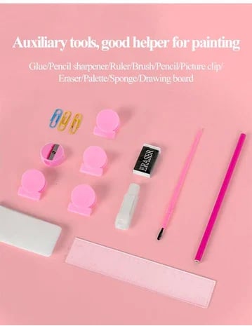 Arlo ArtSet — 208-Piece Deluxe Kids Art Creativity Kit with Easel