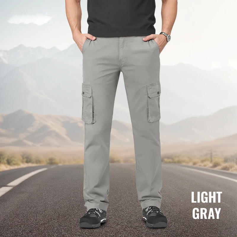 StratoVex Men’s Multi-Pocket Cargo Pants