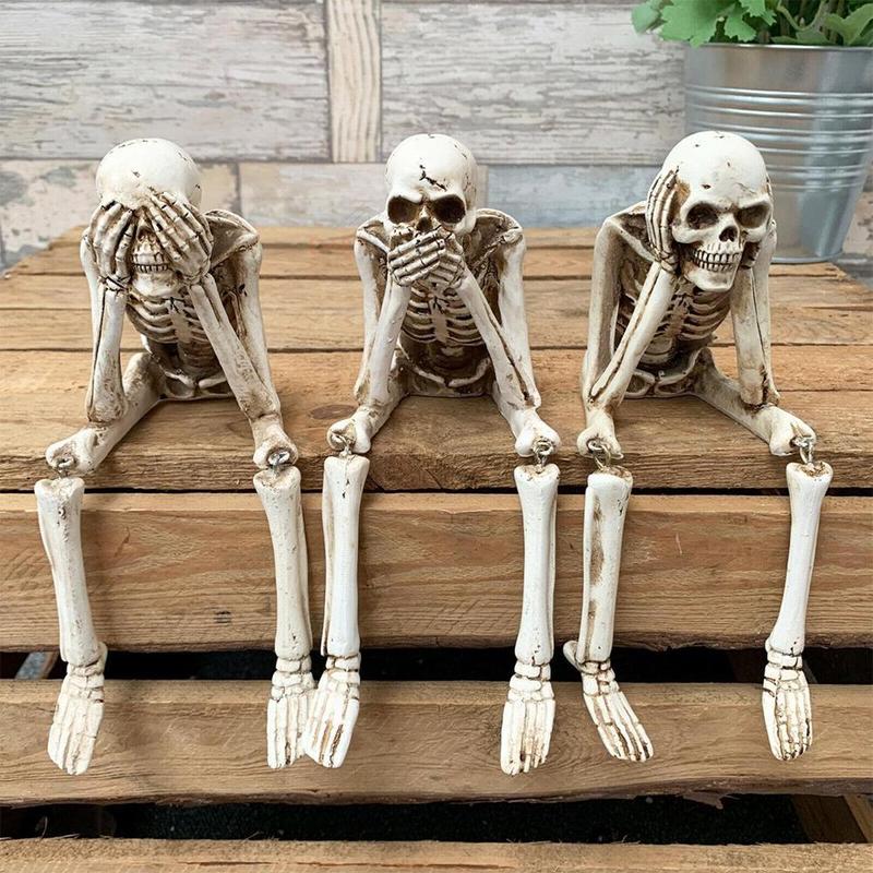 No Evil Statues™ — Ignite Dark Humor and Haunt Every Room with Bold Attitude