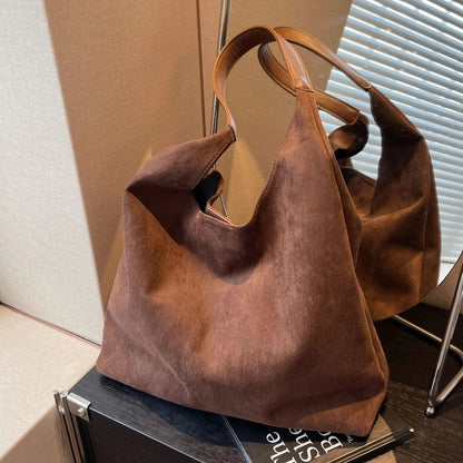 VogueCruze™ Sac Cabas en Velours Côtelé — Attirez Tous les Regards avec un Style Sans Effort et une Organisation Inégalée