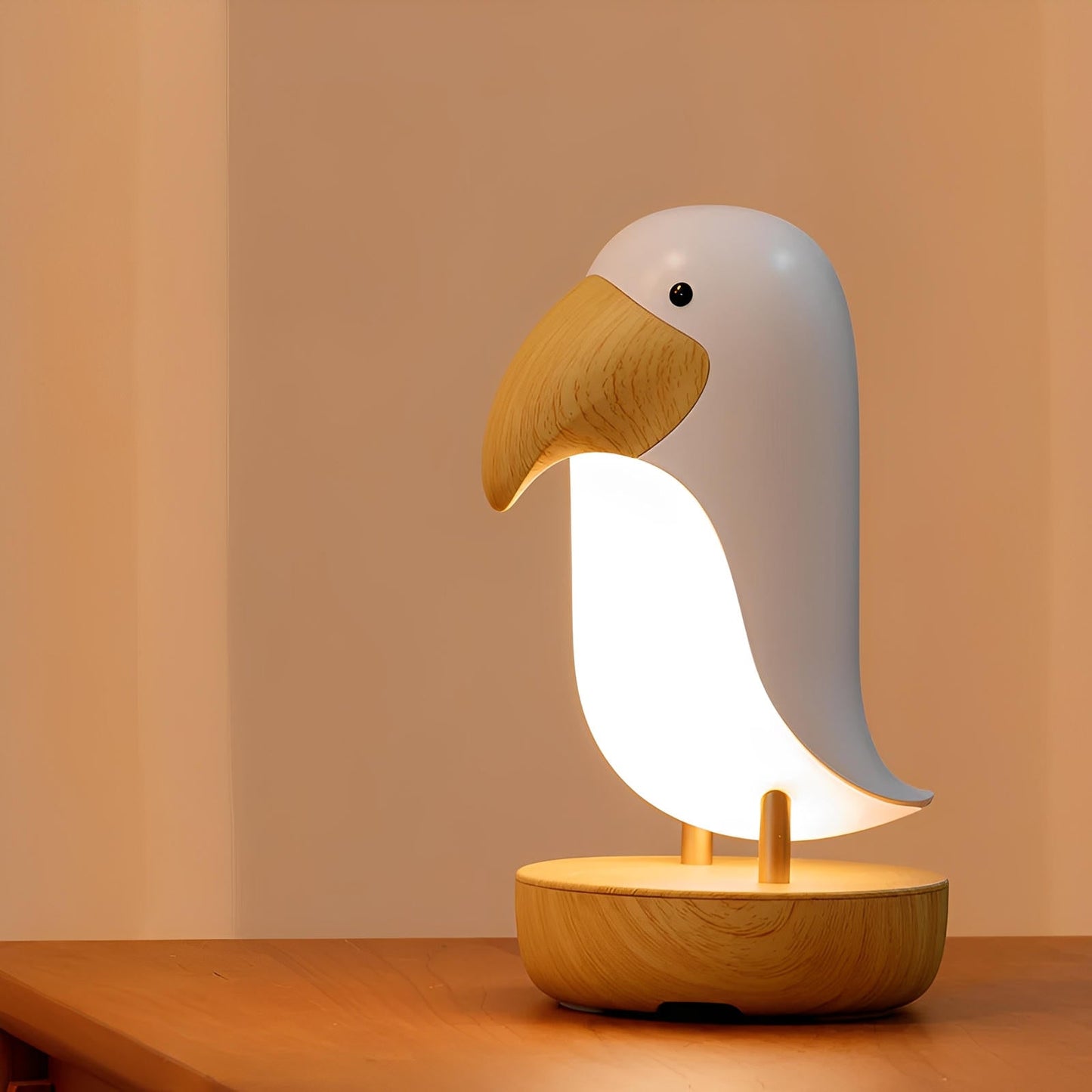 Liora Bird Lamp — Minimalist USB Rechargeable Ambient Night Light