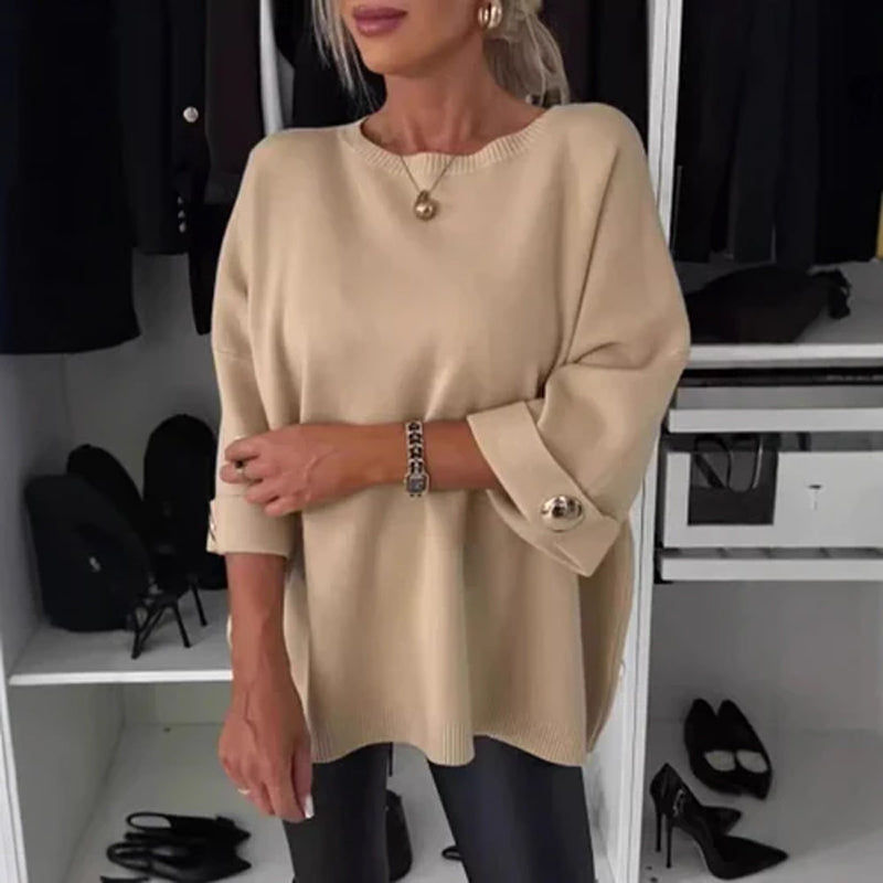 VelvetLuxe™ Knit Top — Wyjdź z domu z łatwą pewnością siebie i całodniowym komfortem