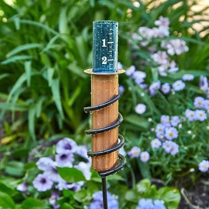 Copper Rain Gauge™ — Transform Your Garden Into a Spellbinding Rain Dance Experience