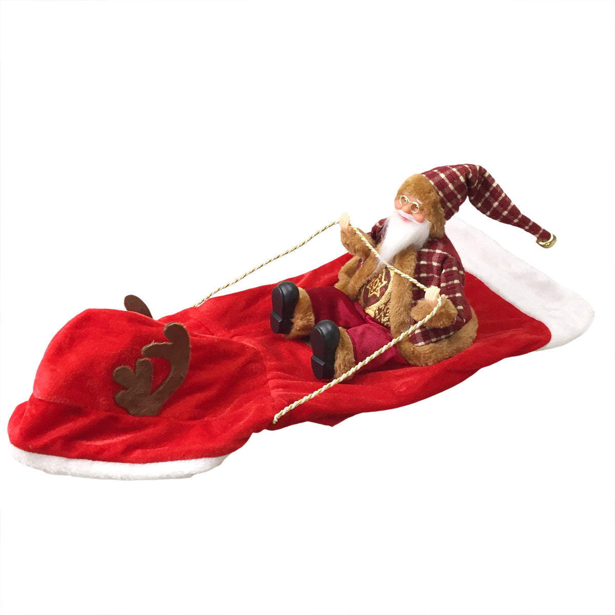 Fydro — Fantasia de Cachorro de Natal Macia com Ajuste Regulável