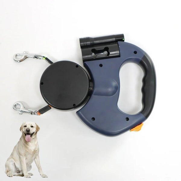 Dual Retractable Dog Leash 42$ TODAY ONLY